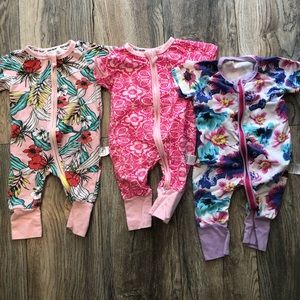Baby Girl Summer Pajamas BUNDLE